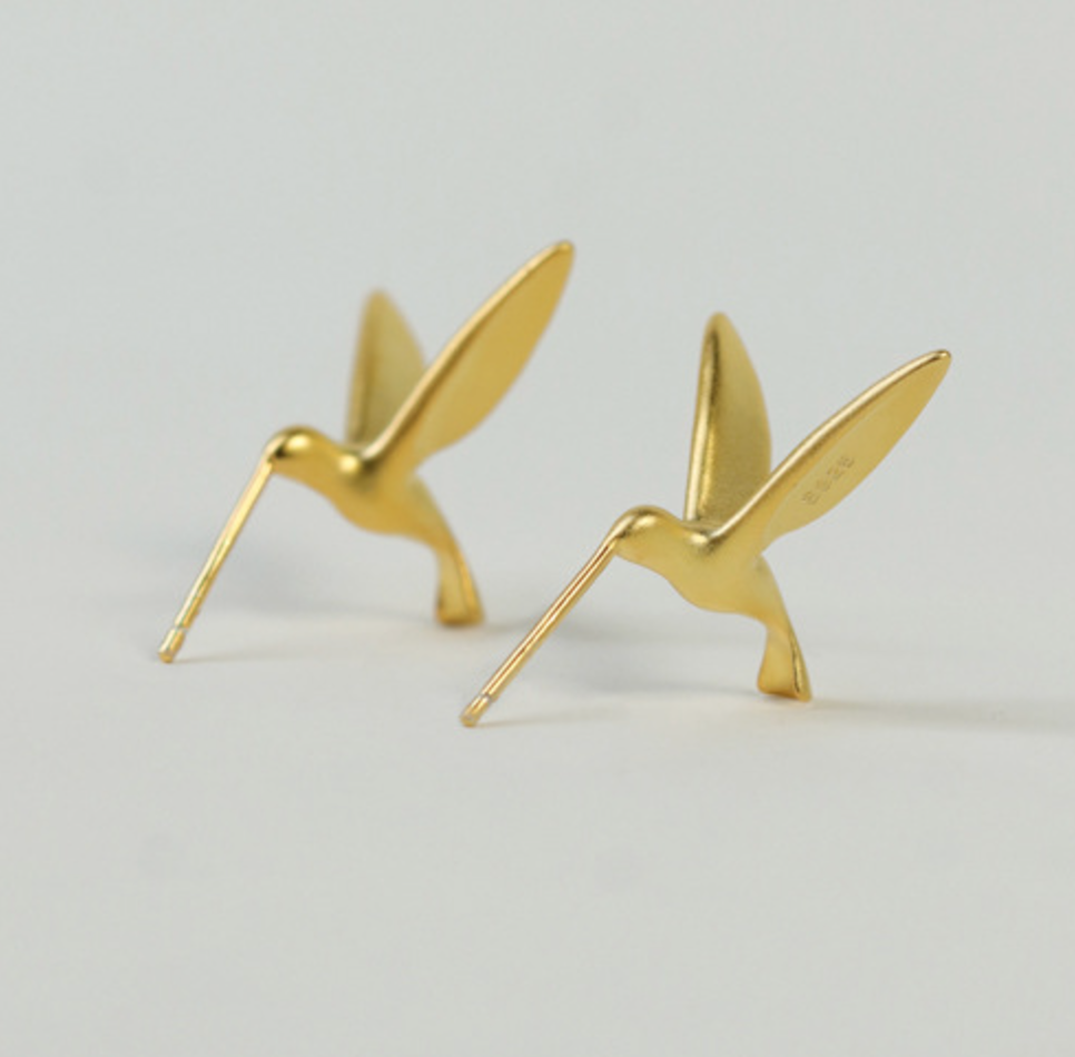 Hummingbird Stud Earrings