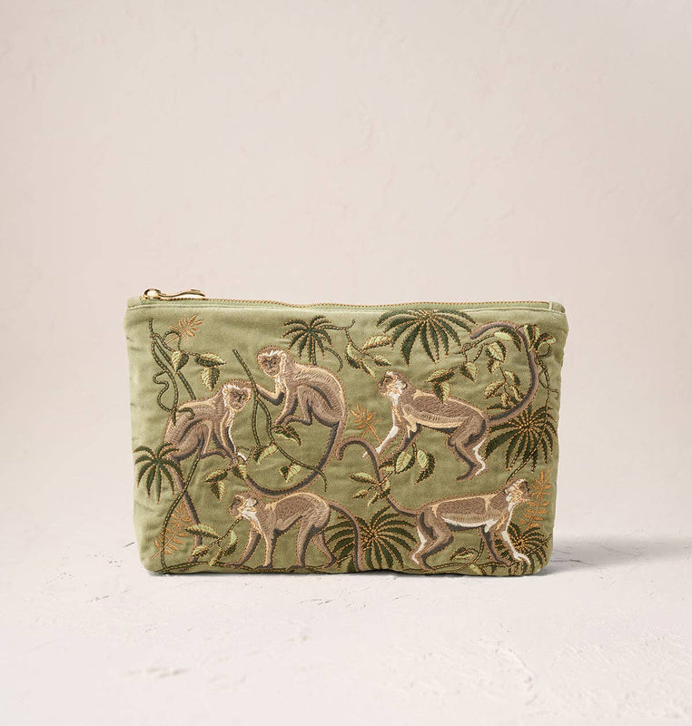 Elizabeth Scarlett Monkeys Everyday Pouch