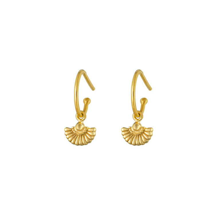 Gold Angel Earrings