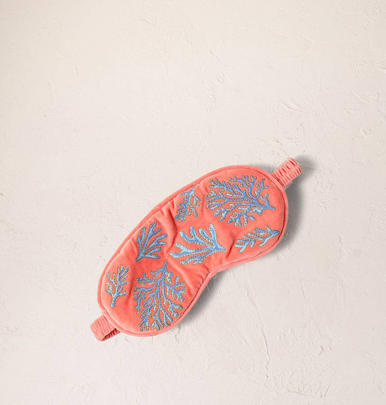 Elizabeth Scarlett Coral Reef Eye Mask