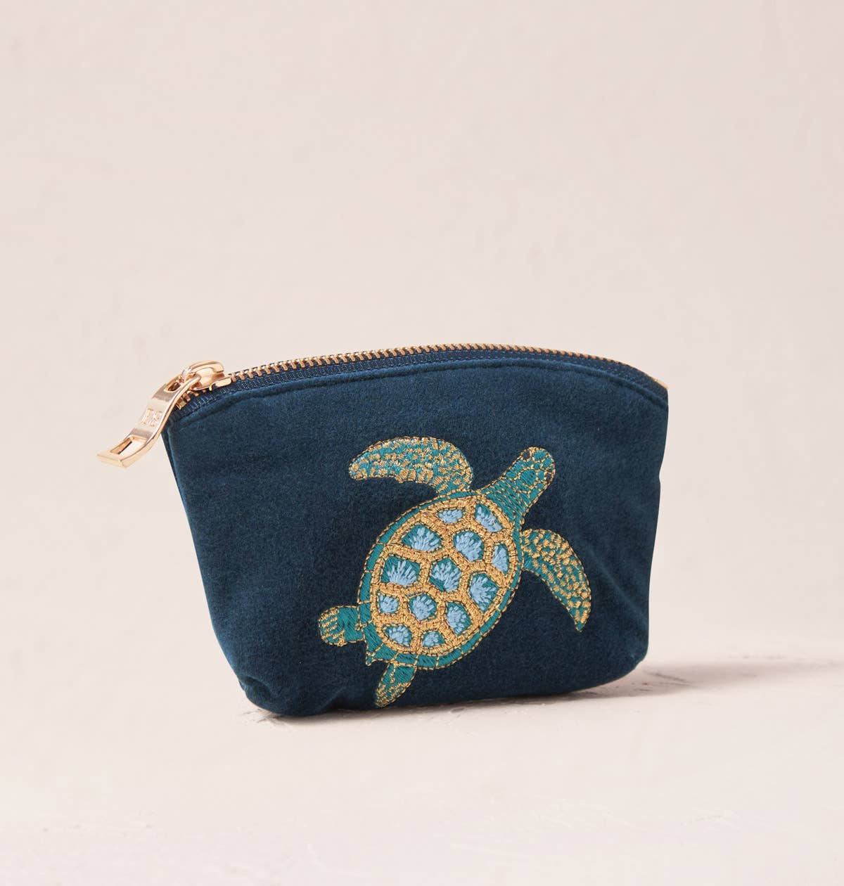Turtle Conservation Navy Coin Purse