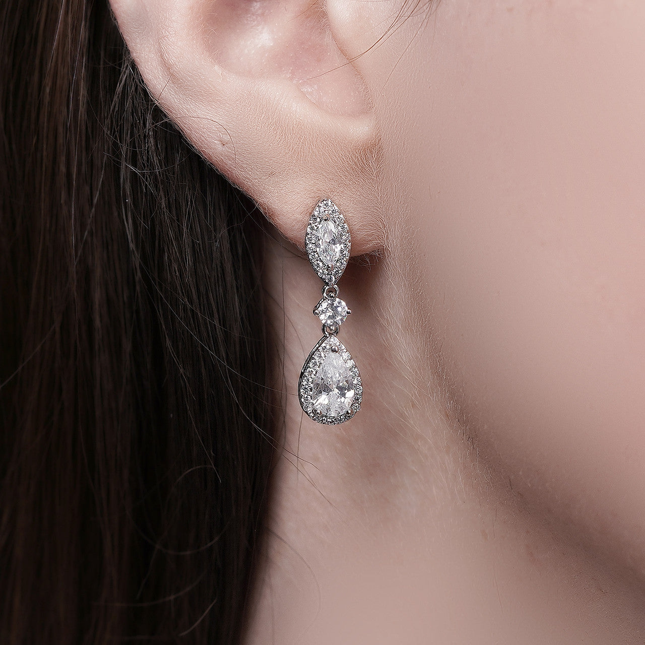 earrings_bridal_jewellery_bridesmaid_jewellery_teardrop_dangle_drop_brass_metal_rhodium_plated_Aaron_wedding_formal_event