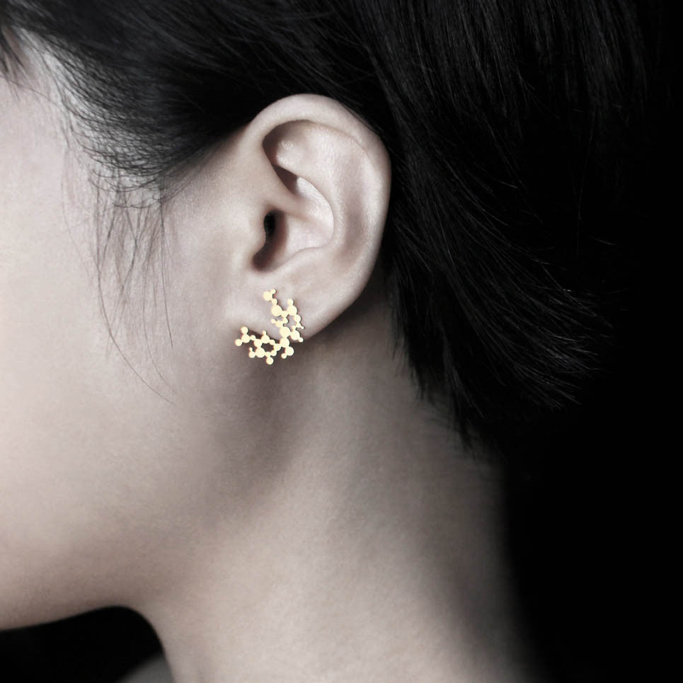 Moorigin Bubble Stud Earrings XS Gold