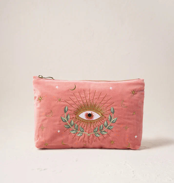 Celestial Eye Coral Everyday Pouch