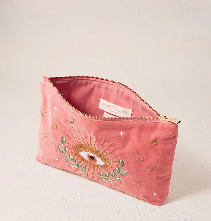 Celestial Eye Coral Everyday Pouch