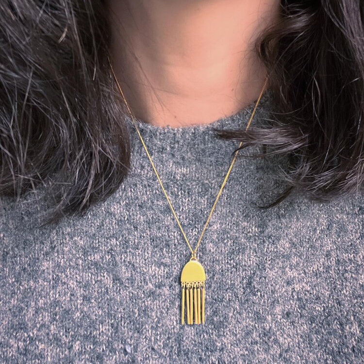 Seville Tassel Pendant - Midi