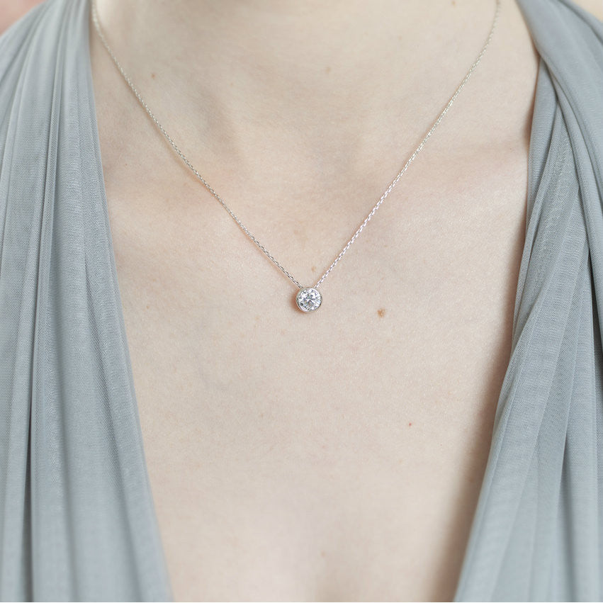 'Caprice' Circular Diamante Necklace
