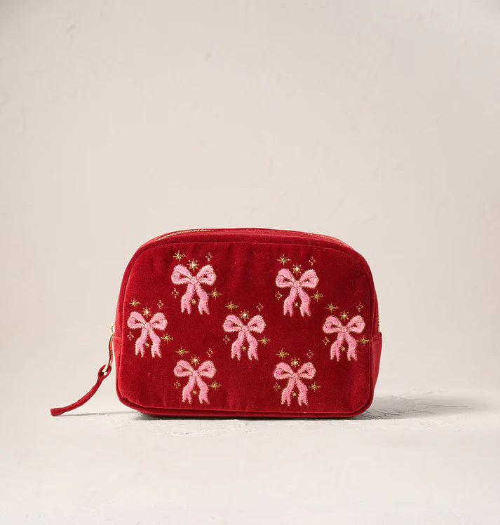 Dazzling Bows Makeup Bag