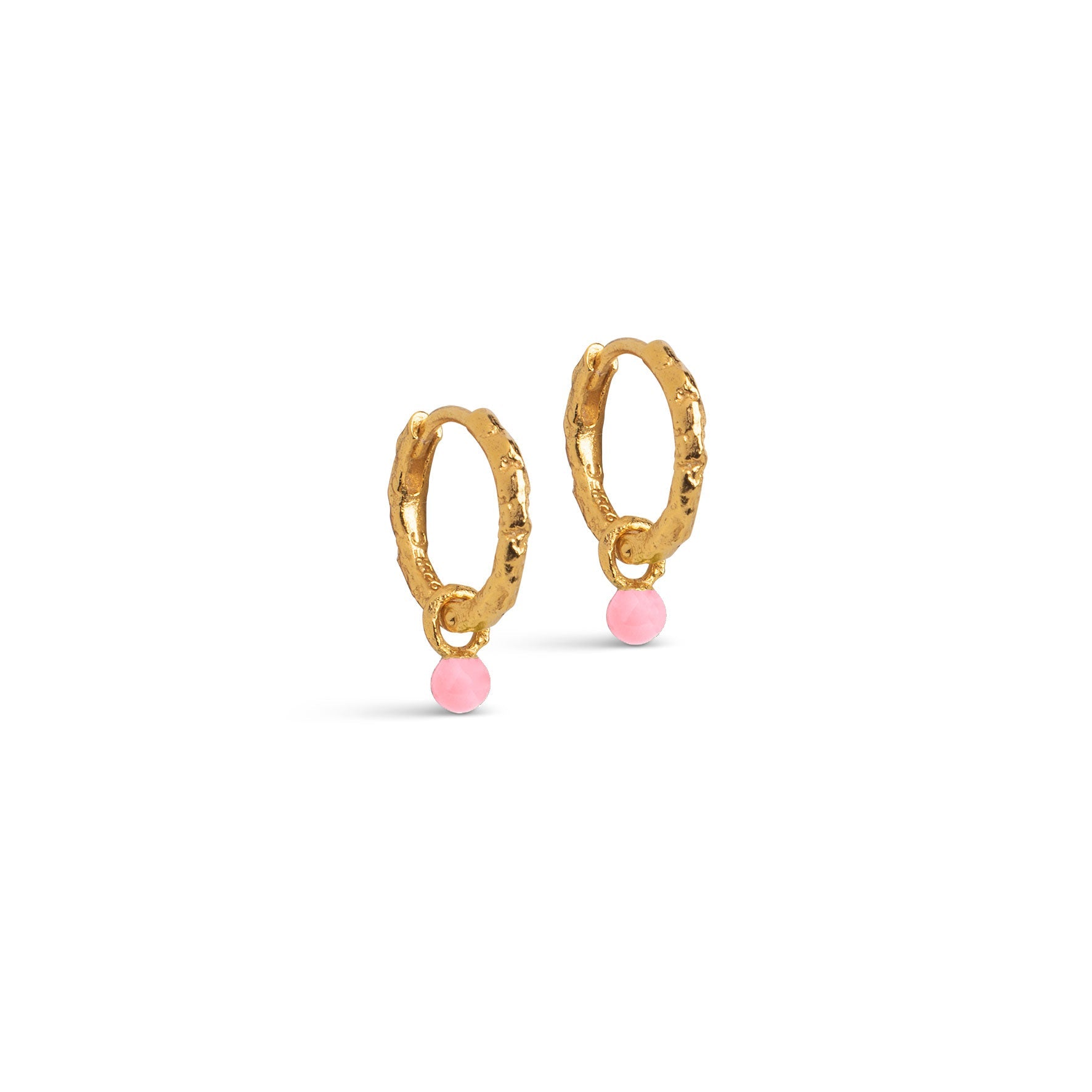 Belle Hoops - Light Pink