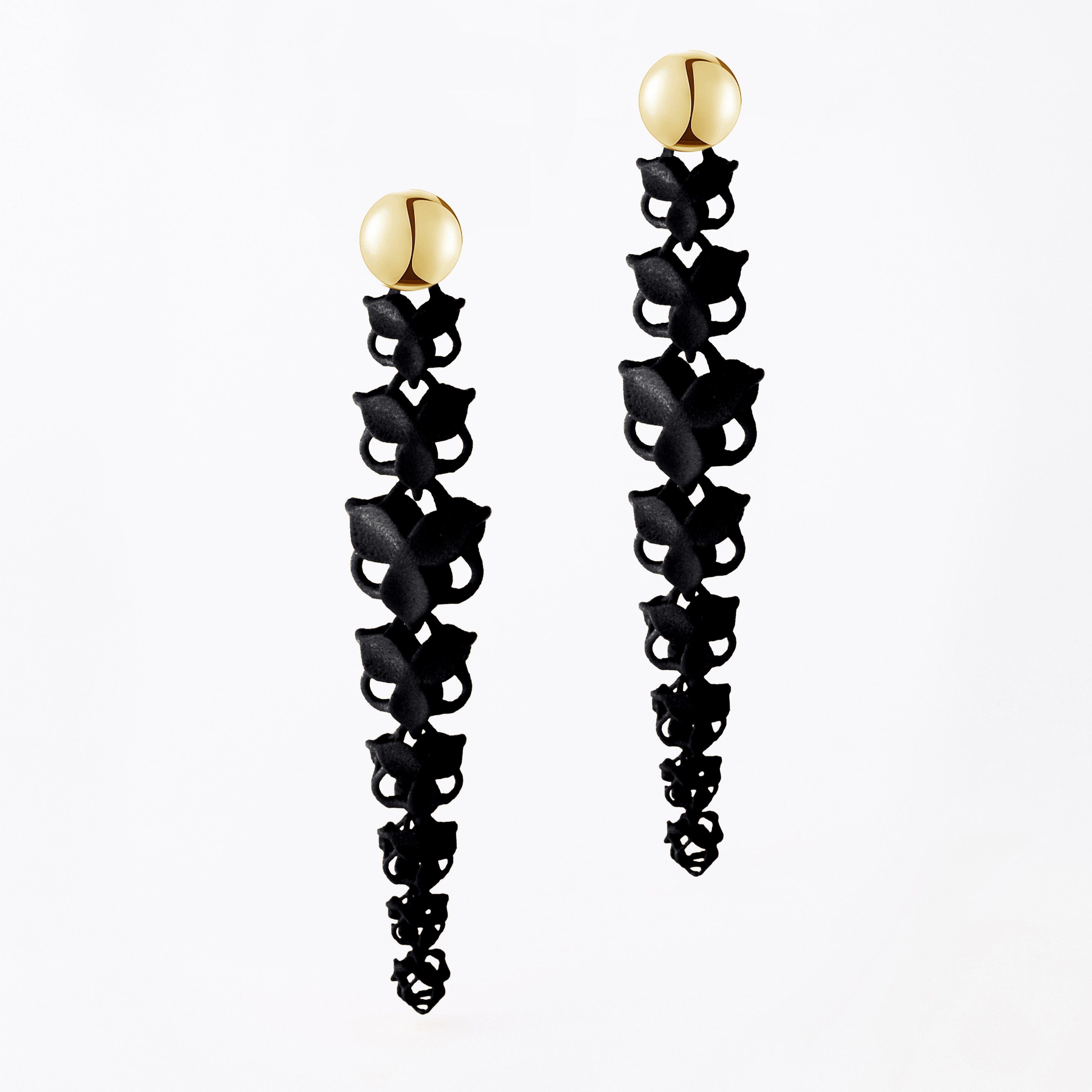 Long Blossom Earrings