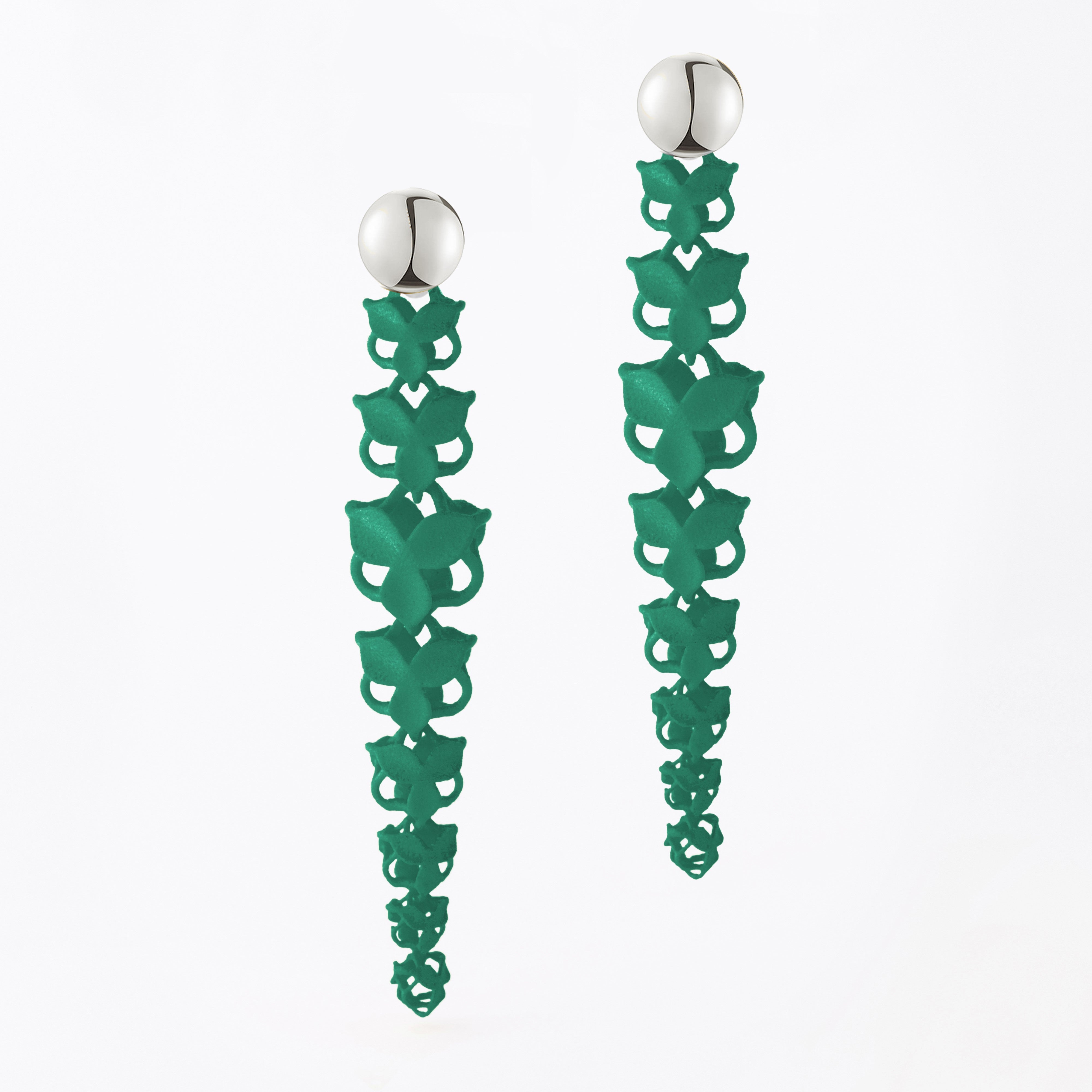 Long Blossom Earrings