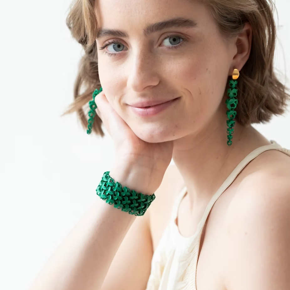 Long Blossom Earrings