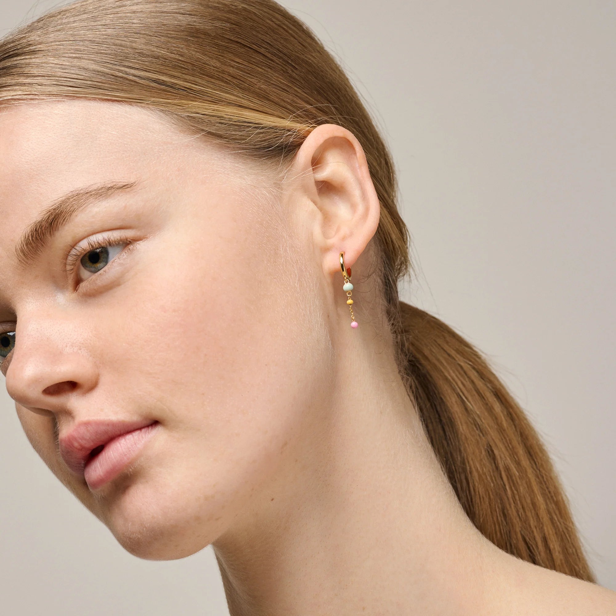 Lola Bold Hoops - Rainbow