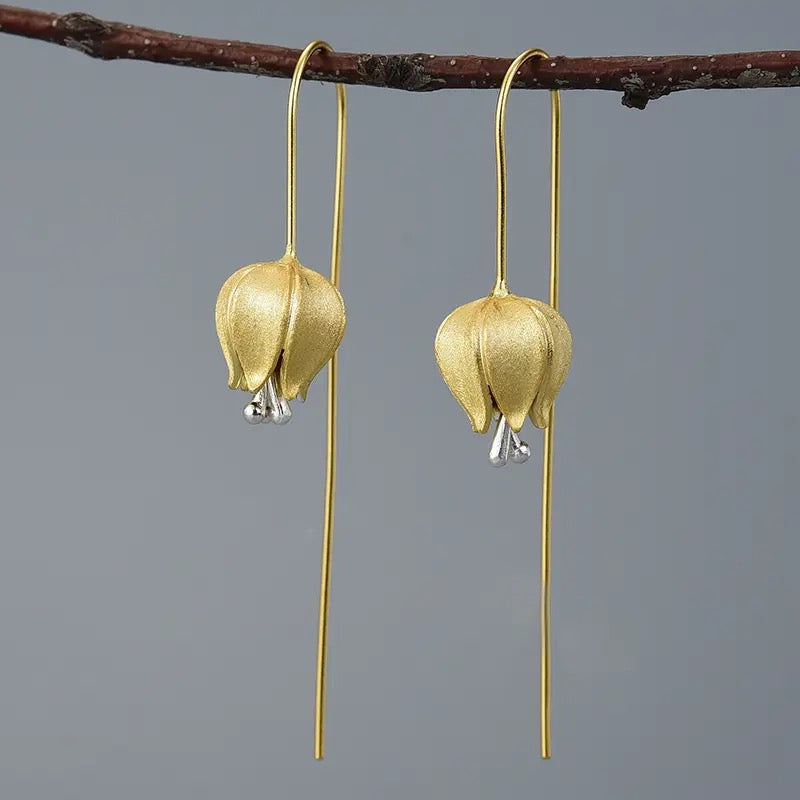 Lily of the Valley Dangle Earrings