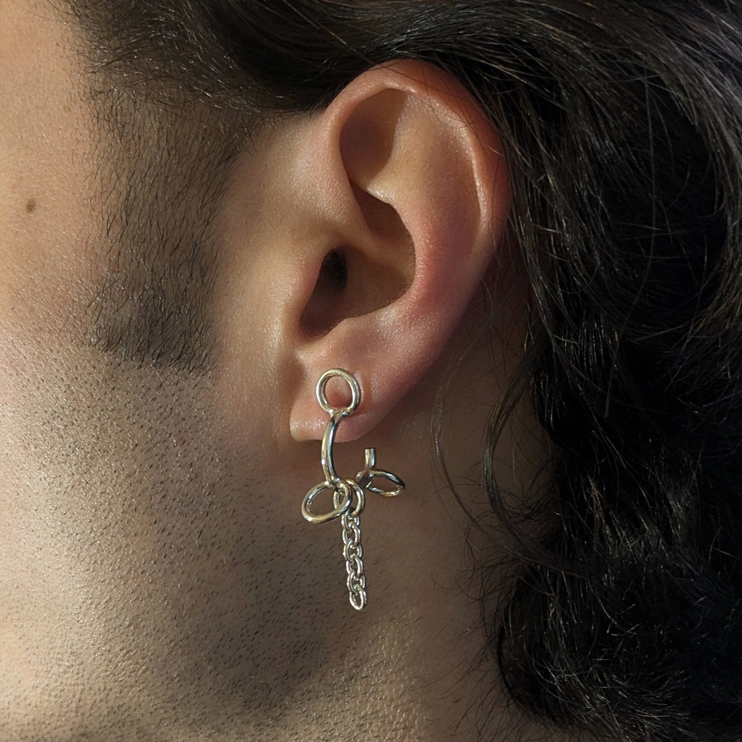 Industrial Hoops with Chains