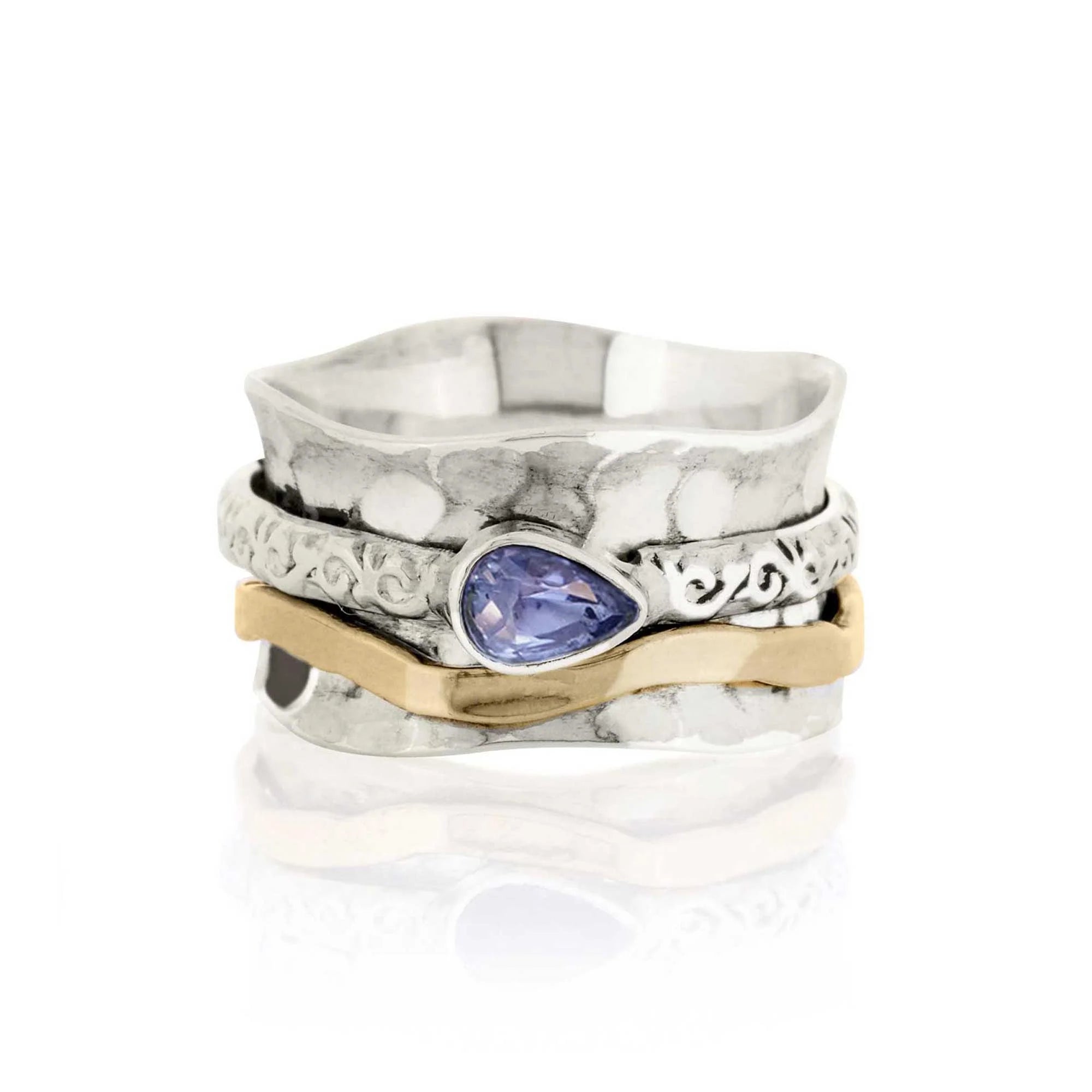 Aura Magic Spinning Ring - Tanzanite