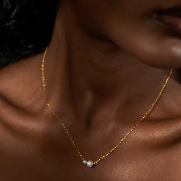 Twin Pearl Necklace