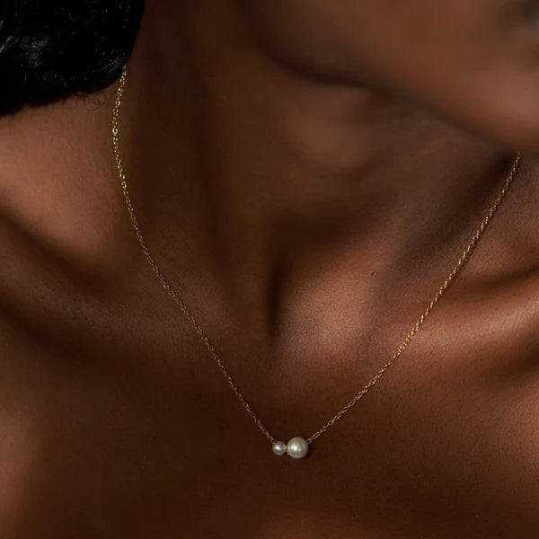 Twin Pearl Necklace