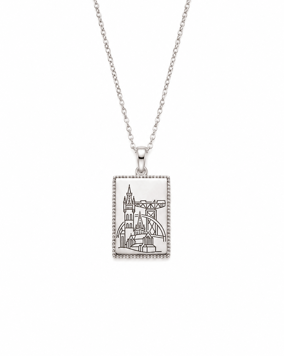 From Glasgow With Love Postcard Necklace