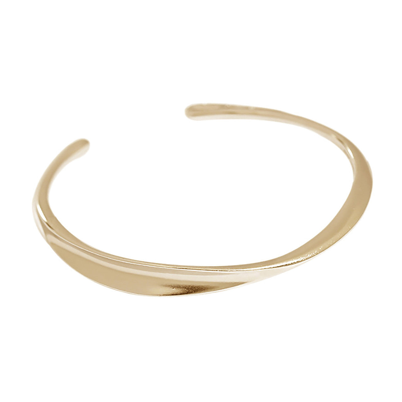 Gold_vermeil_Laggan_smooth_open_bangle_bracelet