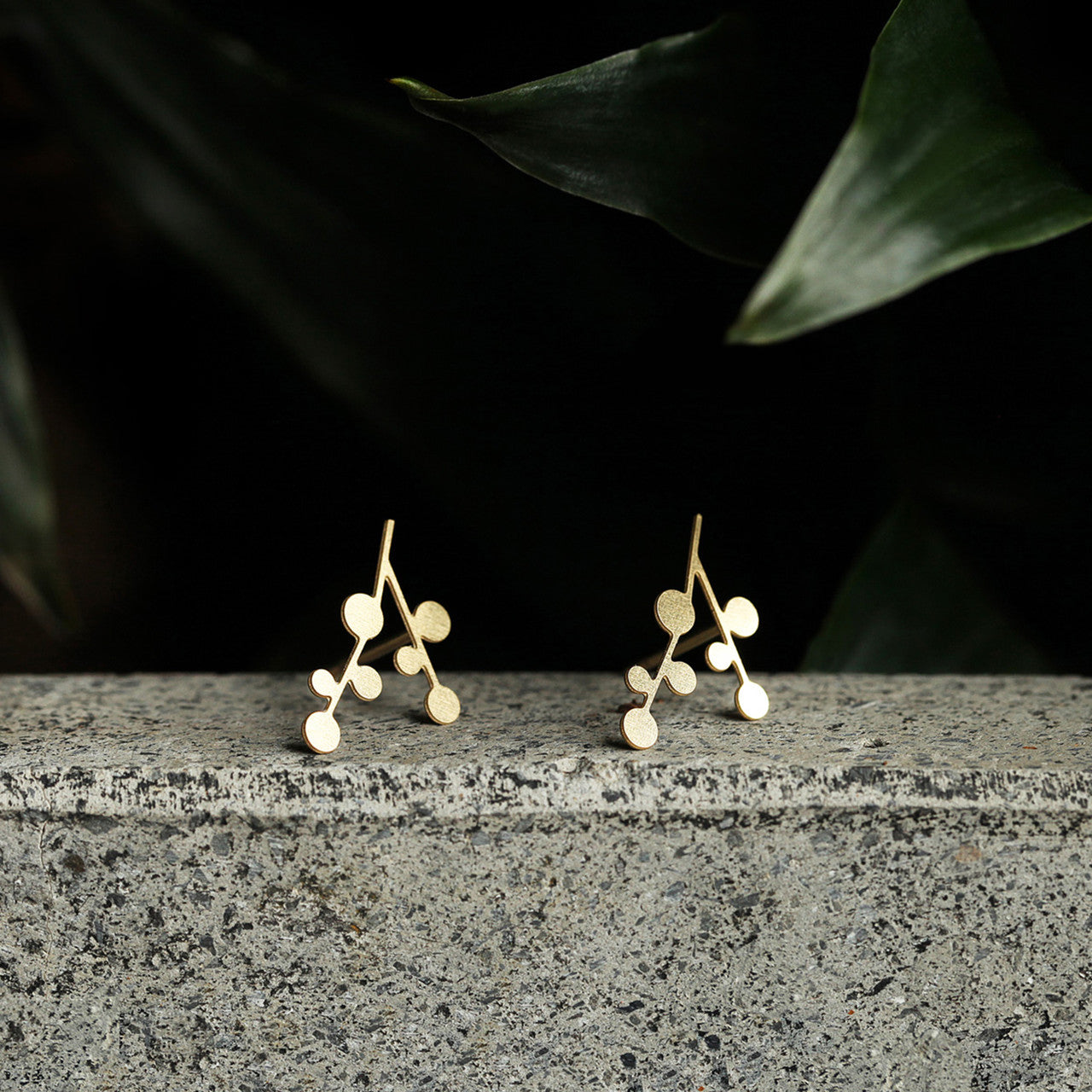 Moorigin Snow Day Earrings Gold
