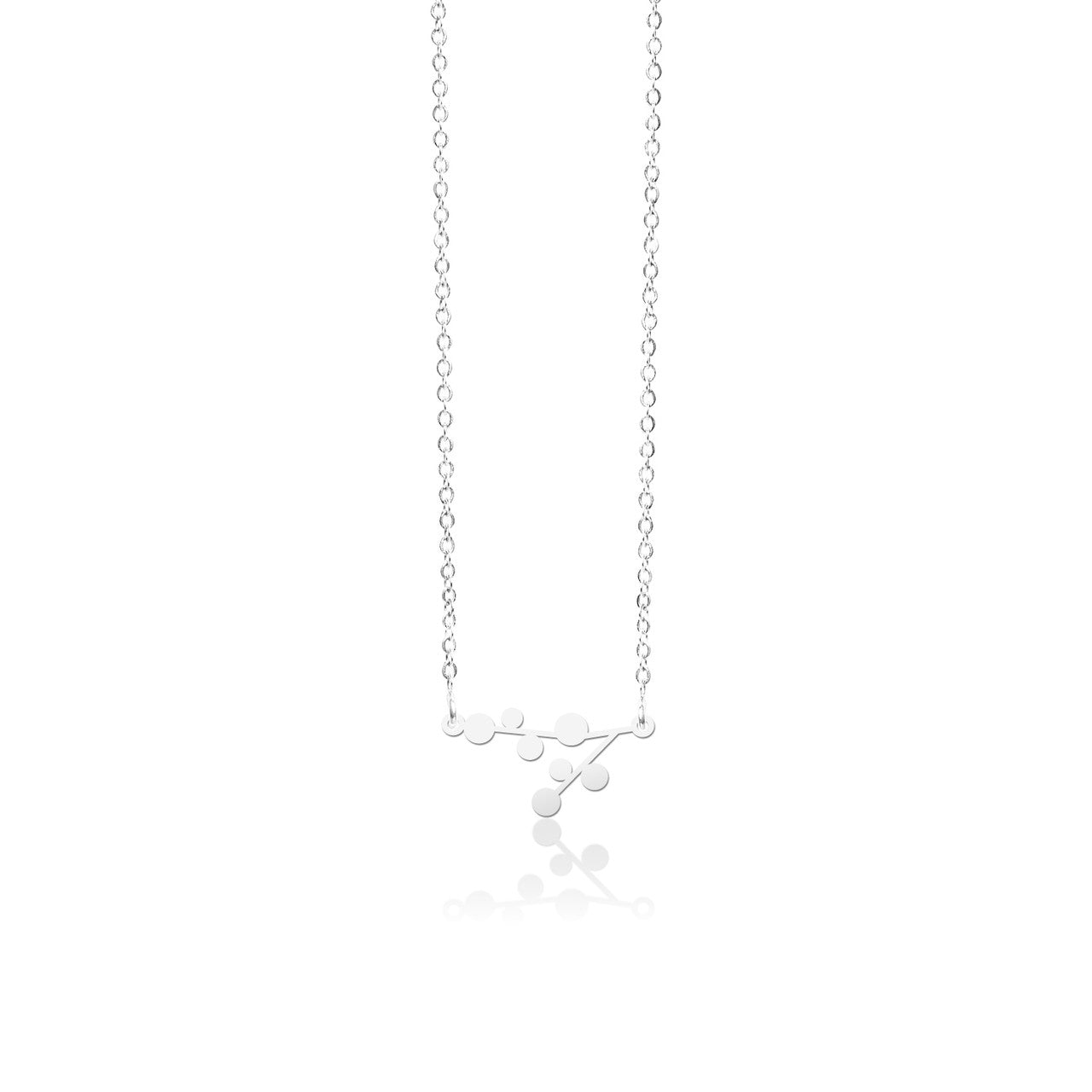 Moorigin snow days stainless steel necklace with berry motif