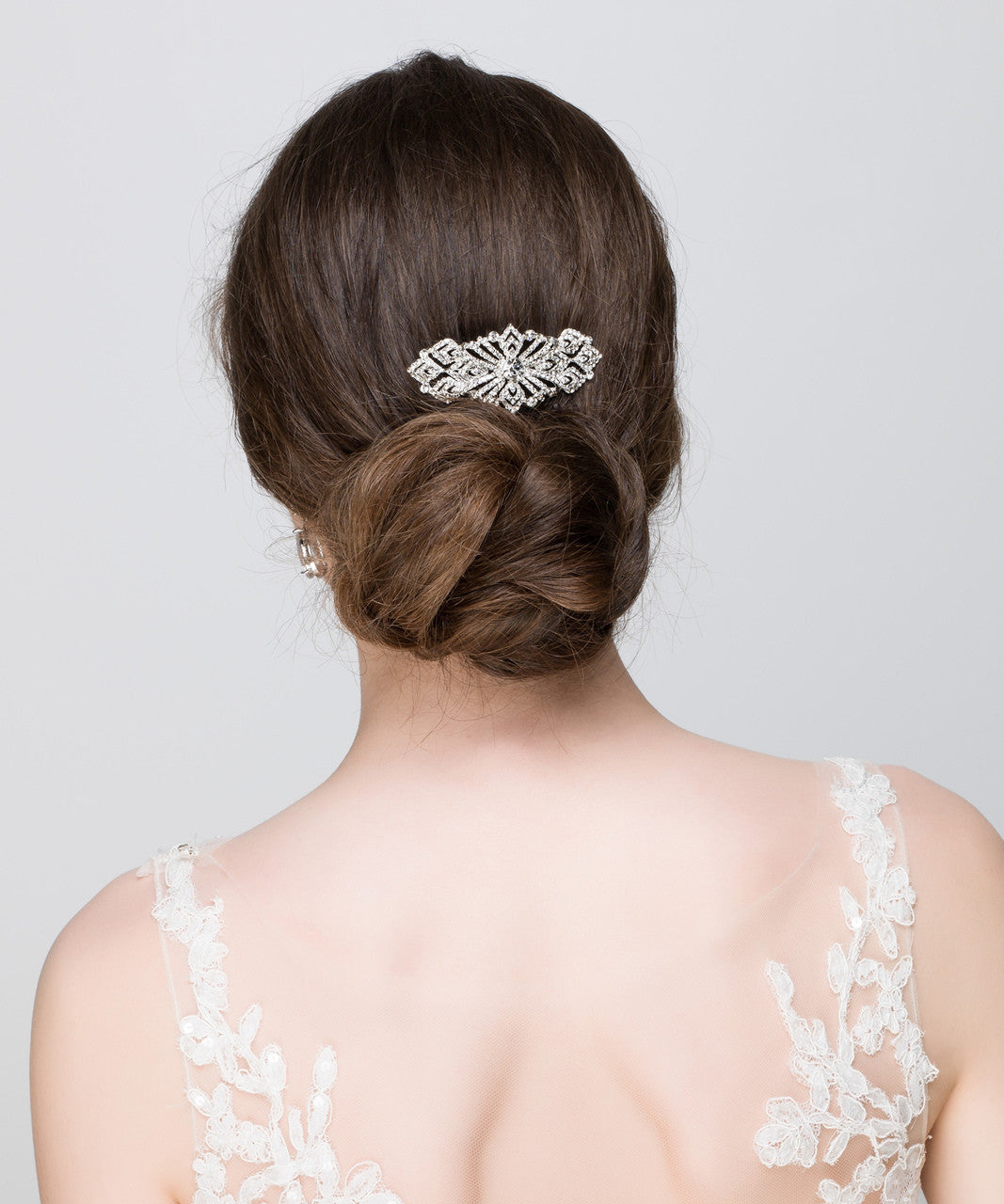 Annette art deco small bridal hair comb