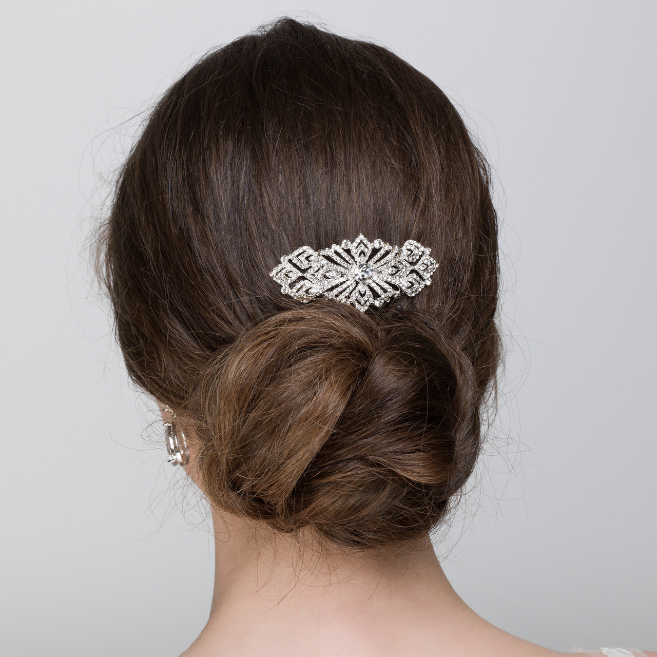 Annette art deco small bridal hair comb