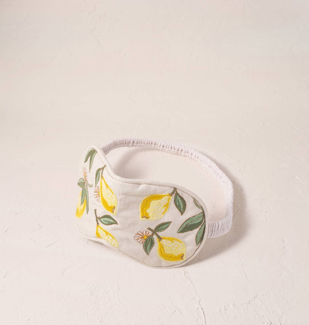 Lemon Blossom Eye Mask: Coral / Velvet