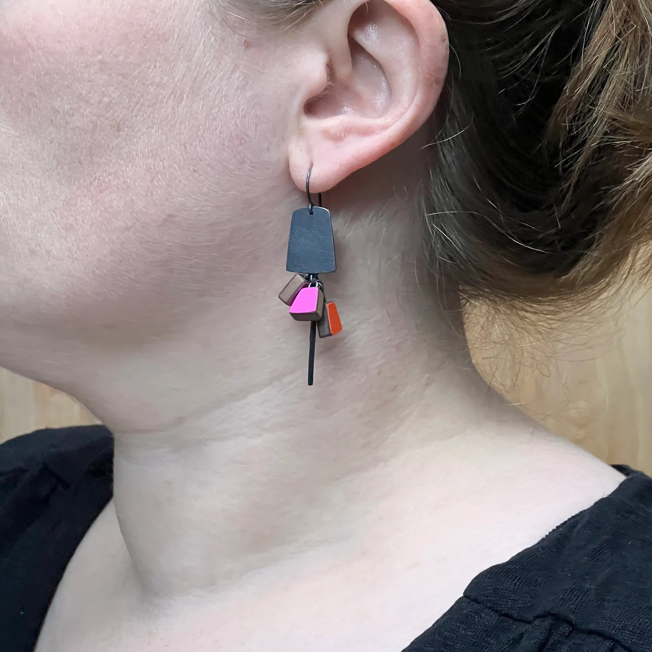 Bell Cluster Earrings - Turquoise/Blue