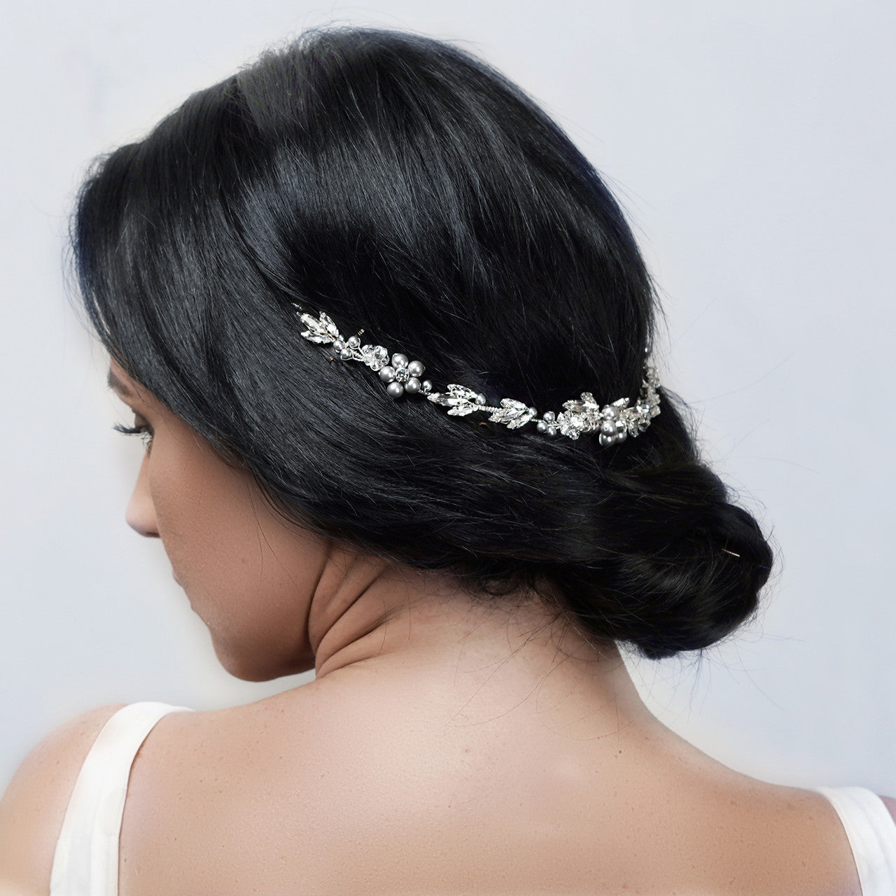 handmade_bridal_hair_vine_diamante_flowers_leafy_floral_wedding_romantic_vintage