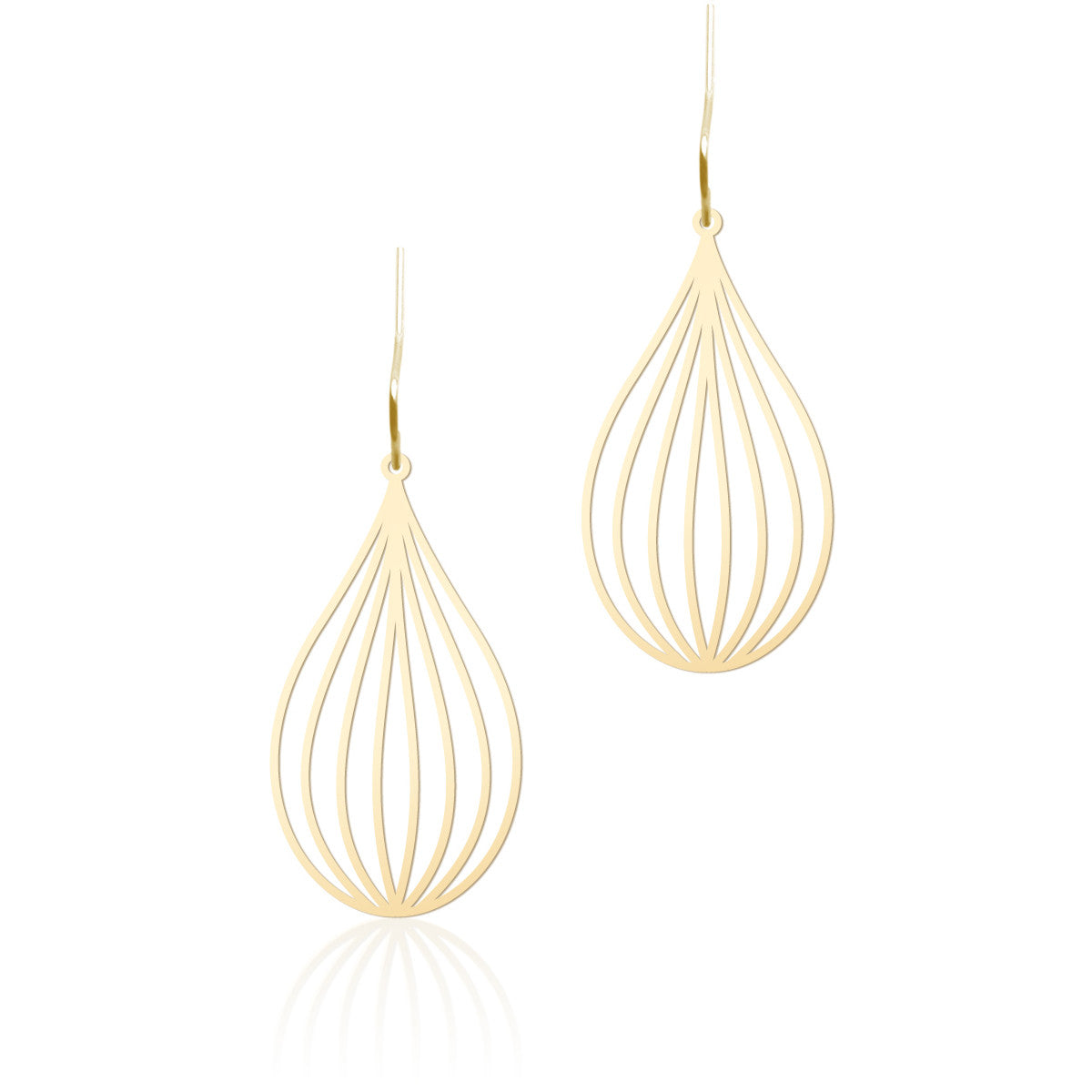 Moorigin jewellery gold seed drop earrings stainless steel