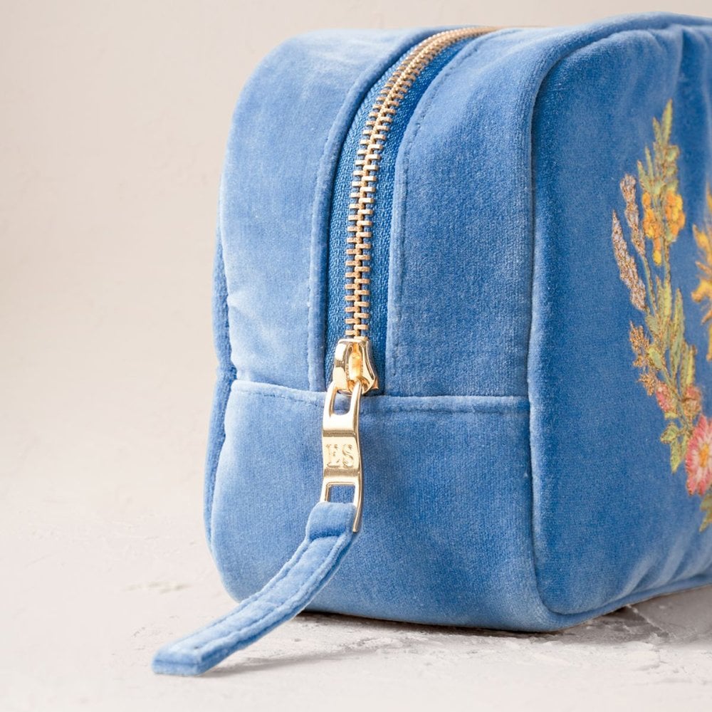 Elizabeth Scarlett Floral Sun Goddess Makeup Bag