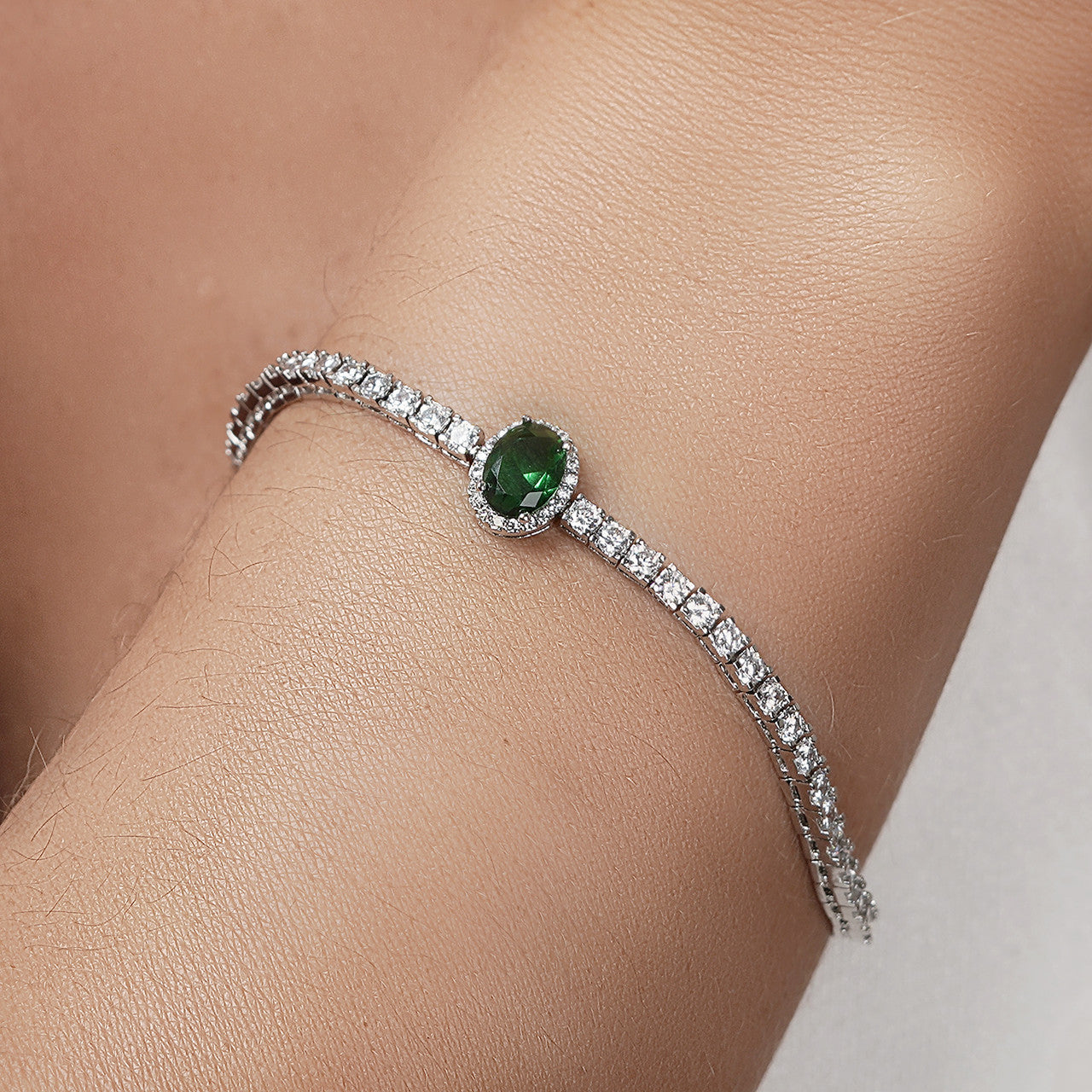 Olive - Something Green Fine Bracelet