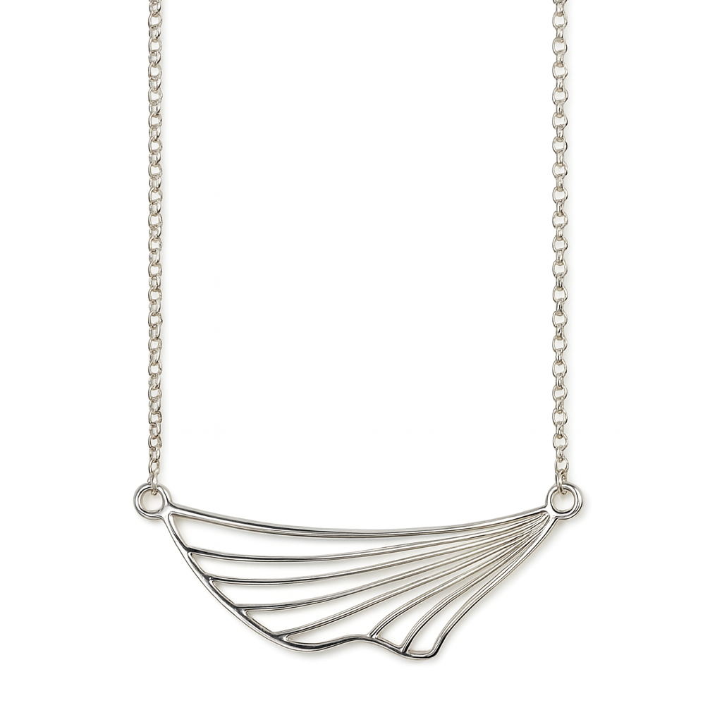 Tidal Fish Fin Necklace