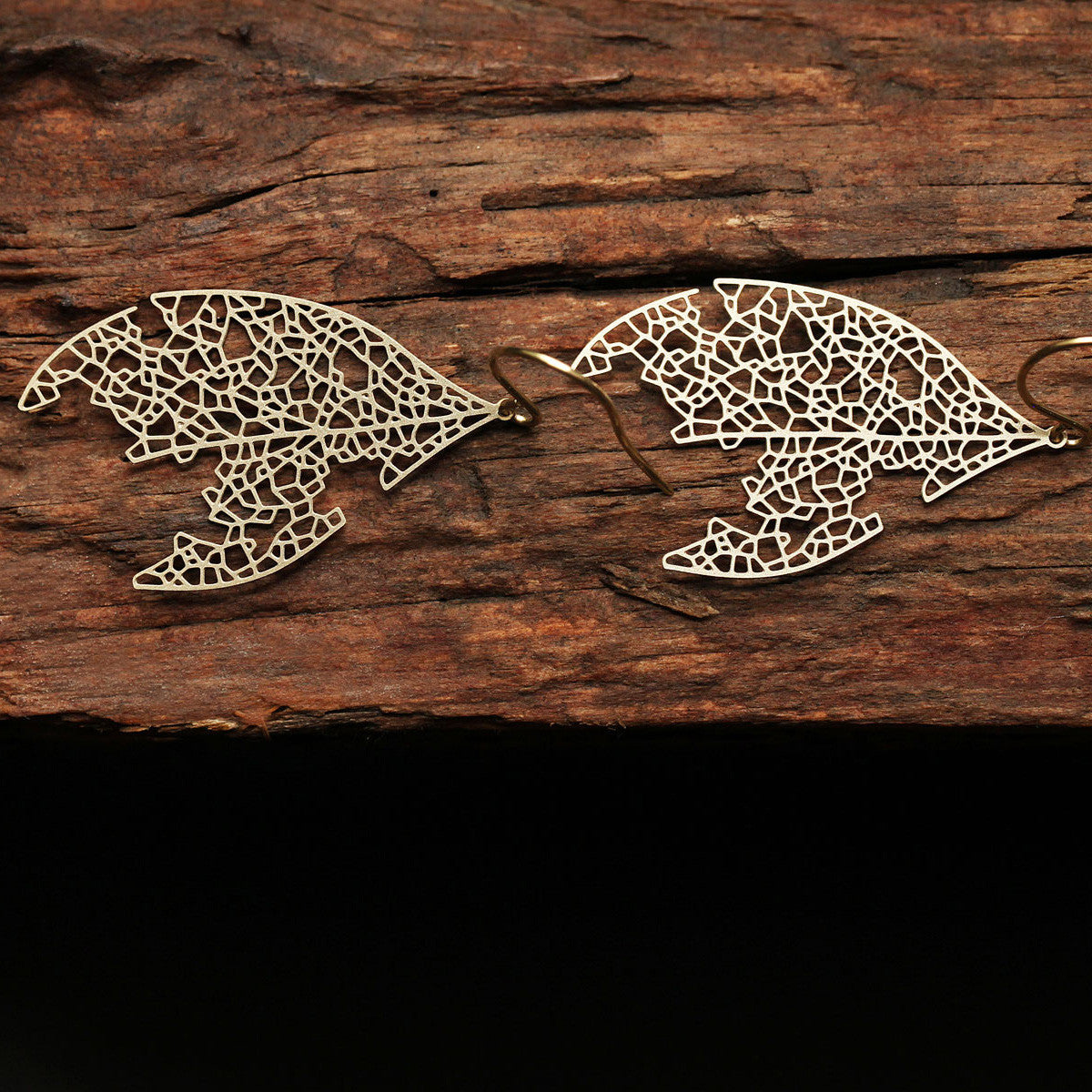 Moorigin White Ash Earrings Gold