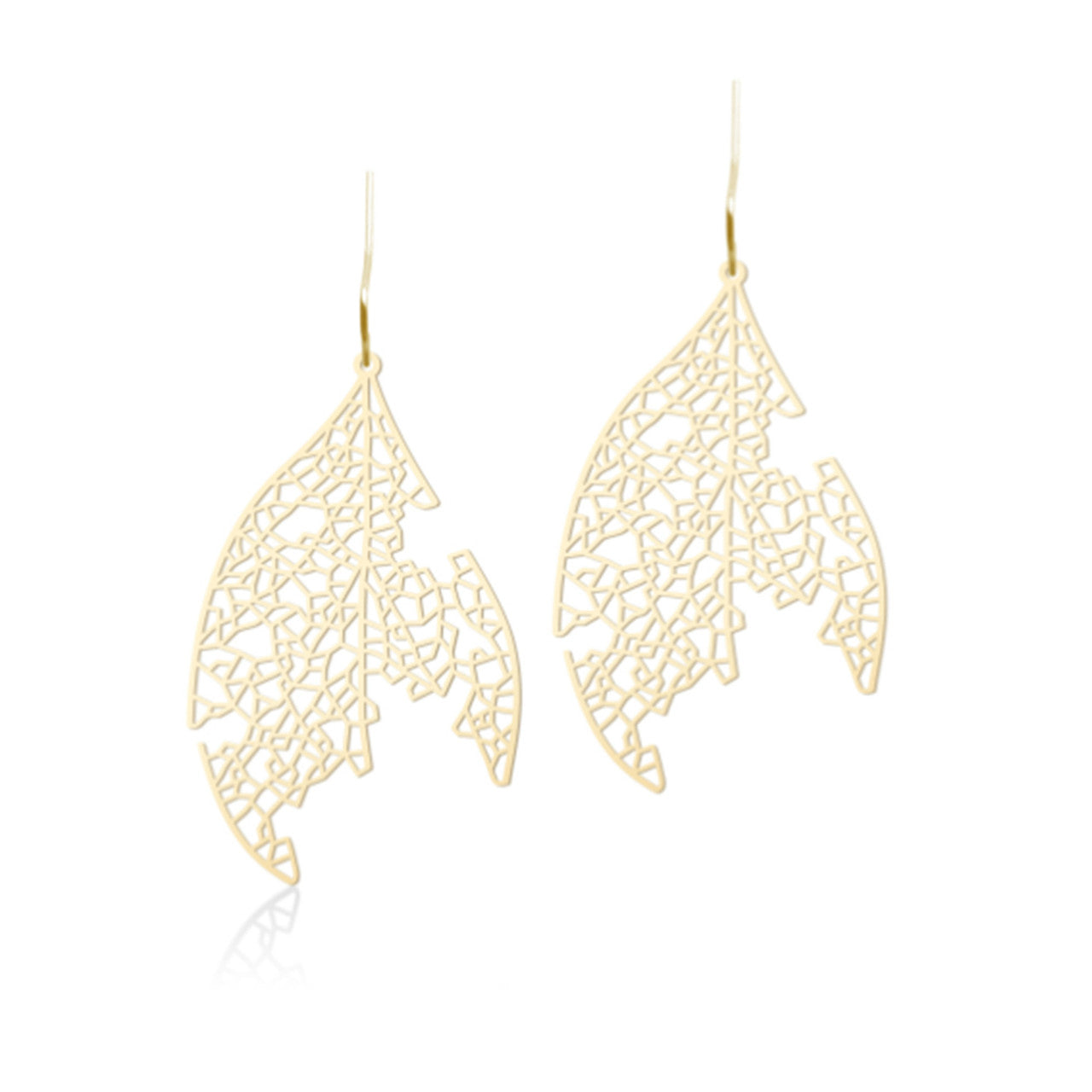 Moorigin White Ash Earrings Gold