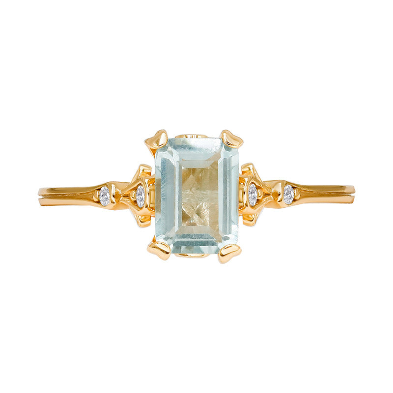 Hakuna - Green Amethyst Ring
