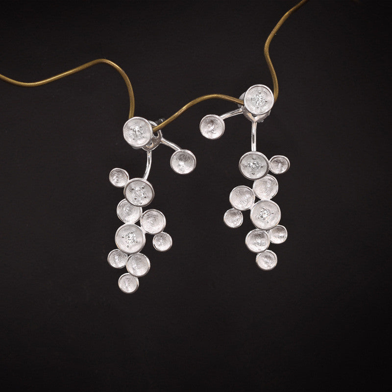 Botanic_garden_earrings_drop_grapes_on_a_vine_gold_plated_sterling_silver_dots_buttons_cluster