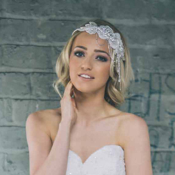 'Kimberley' Great Gatsby Inspired Headpiece (as seen in Scottish Wedding Directory)