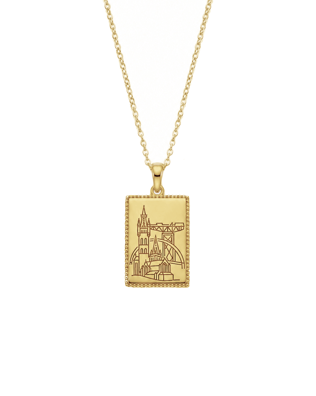 From Glasgow With Love Postcard Necklace