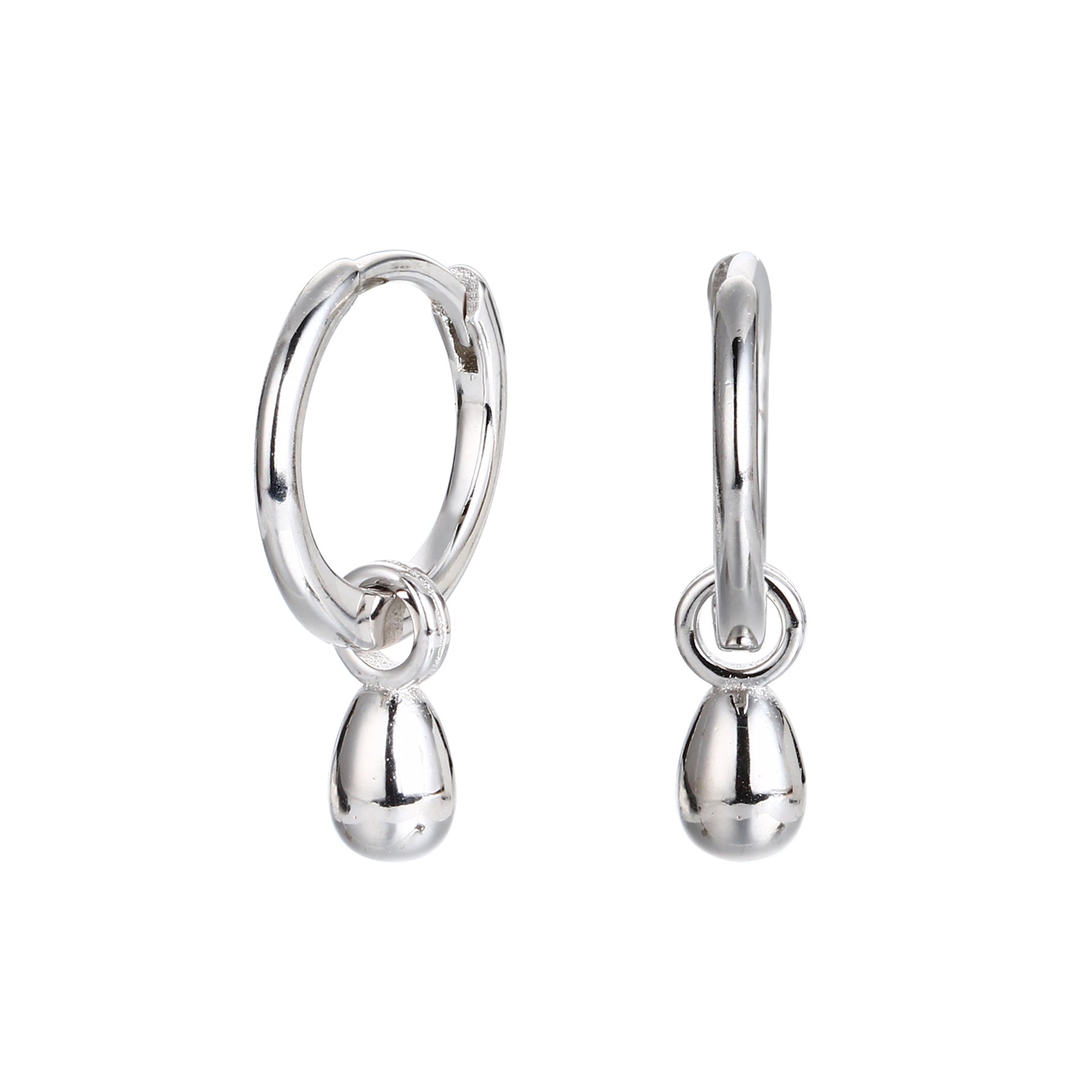 Teardrop Hoop Earrings