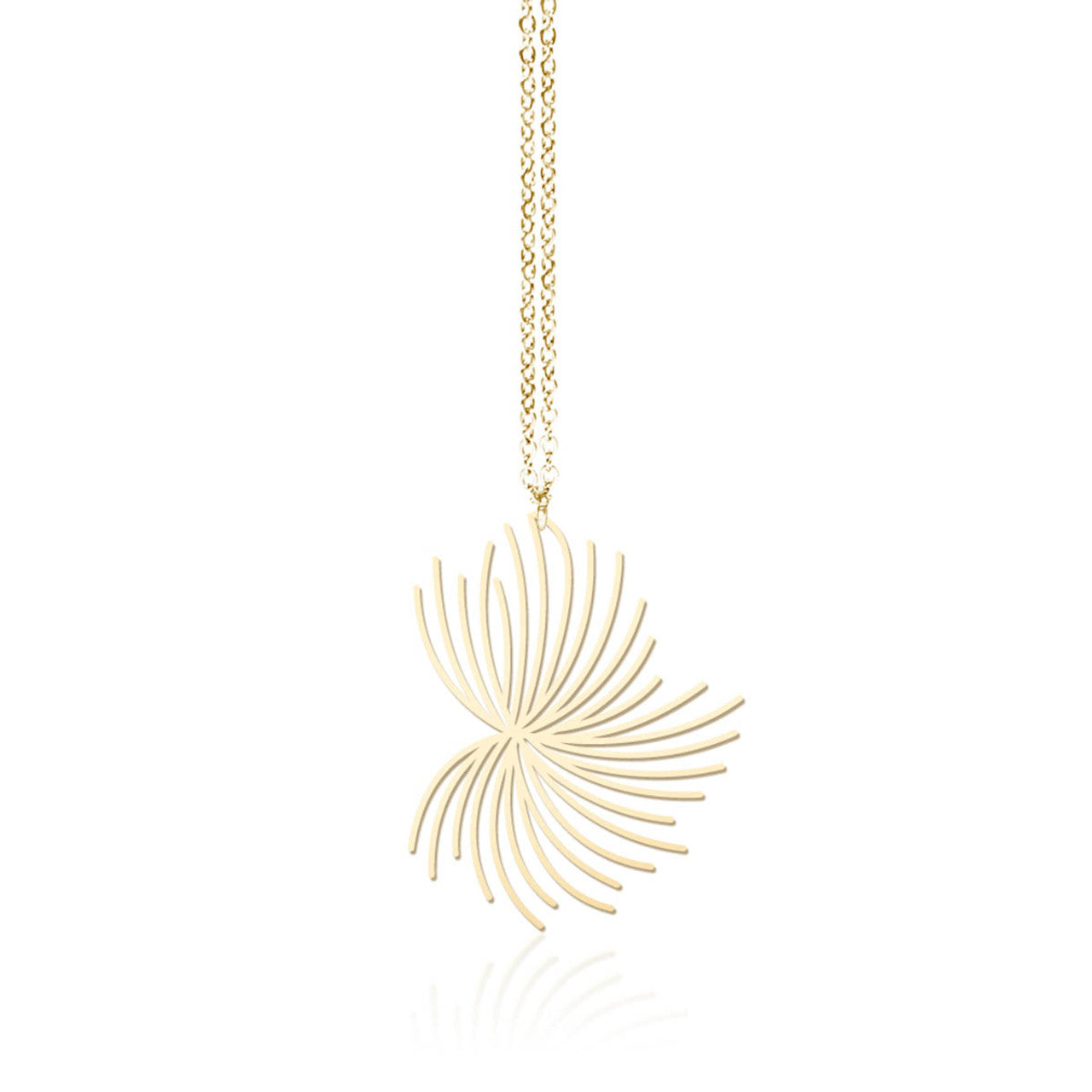 Dandelion Pendant - Gold