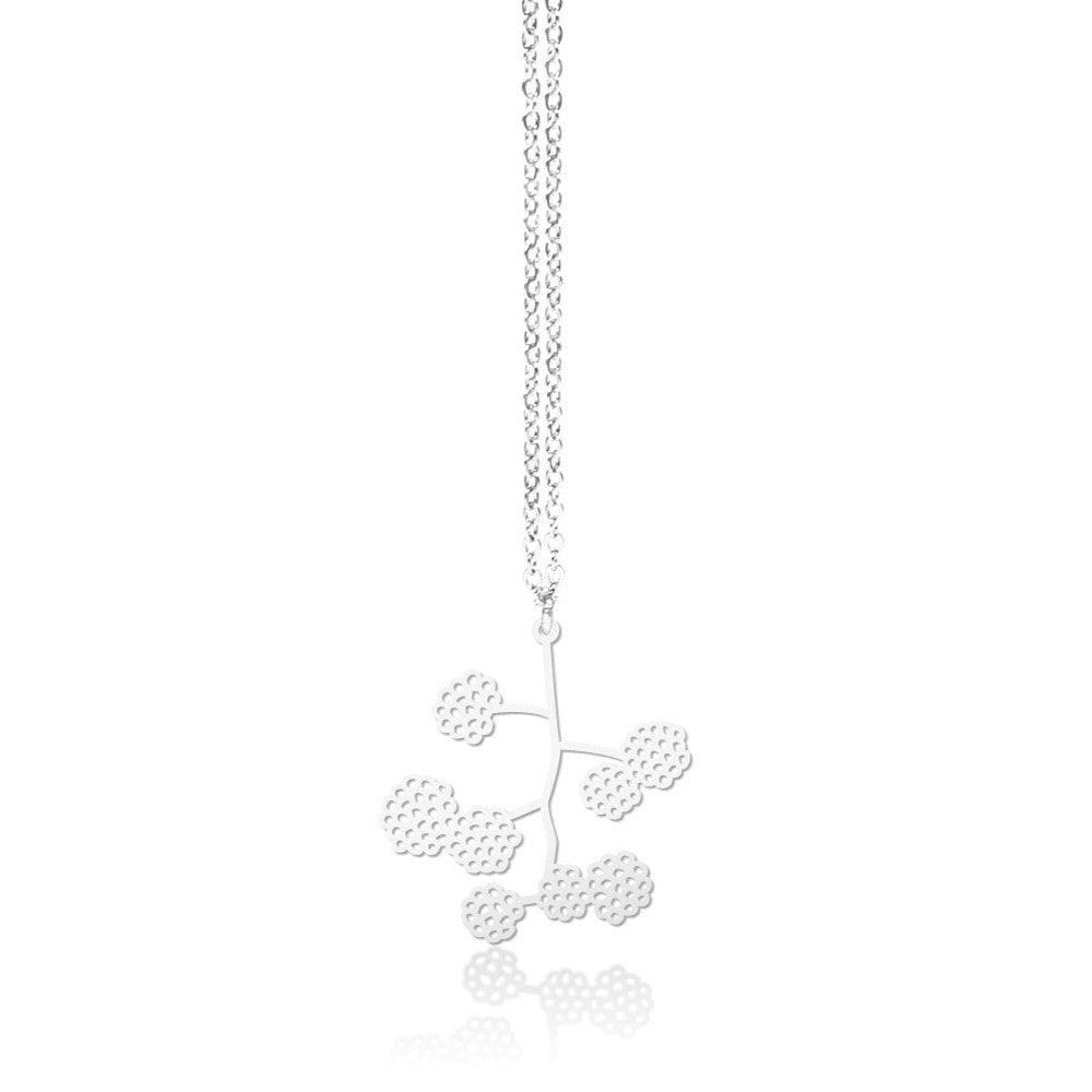 necklace_pendant_Moorigin_blackberry_silver_stainless_steel_made_in_Taiwan_nature_inspired_jewellery
