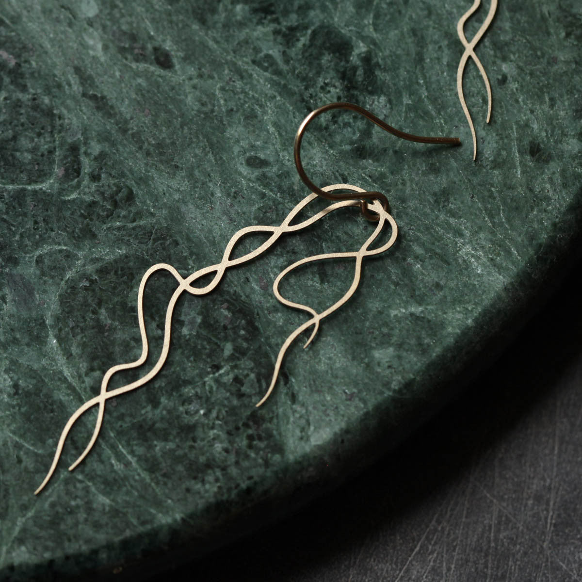 Moorigin Usneoides Drop Earrings Gold