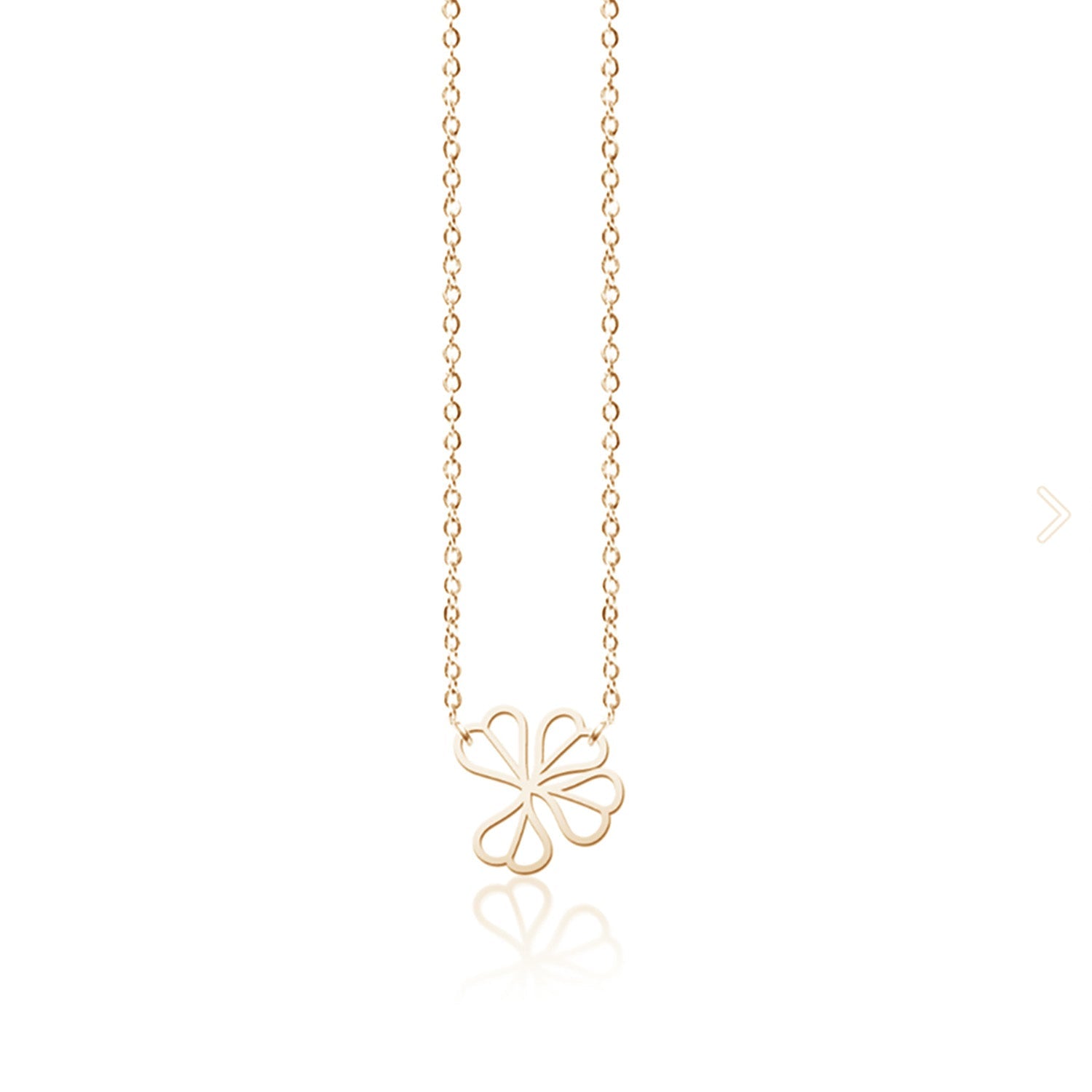 Lucky Clover Pendant - Gold