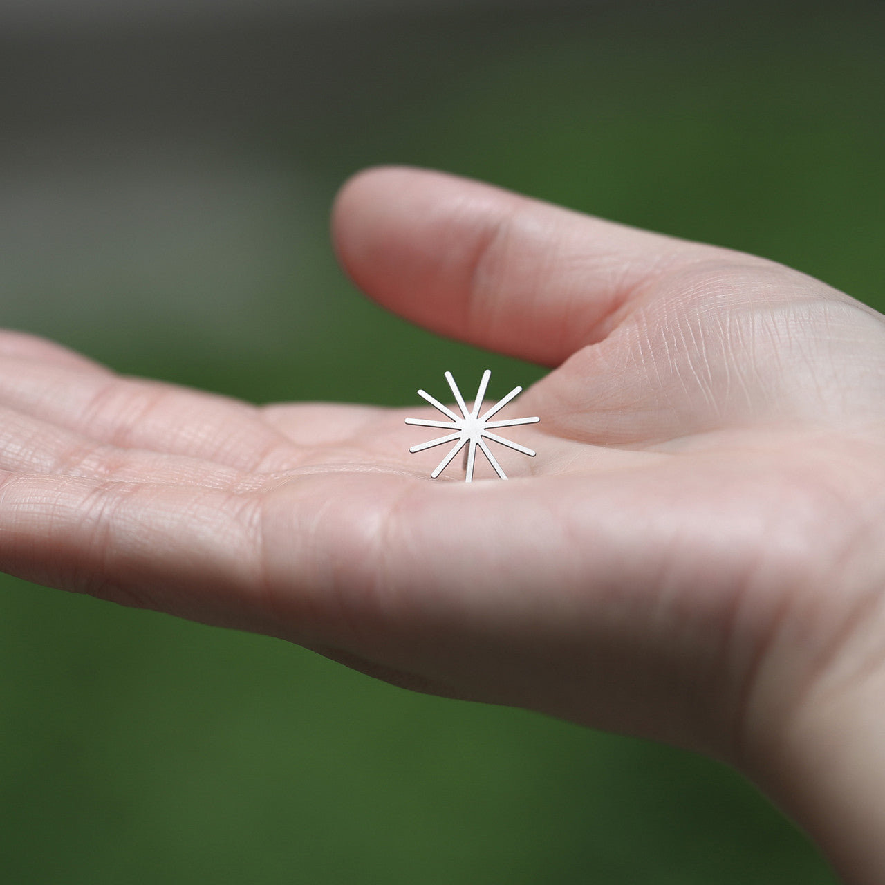 Moorigin_laser_cut_jewellery_stainless_steel_earrings_studs_paper_reed_stars_snowflake