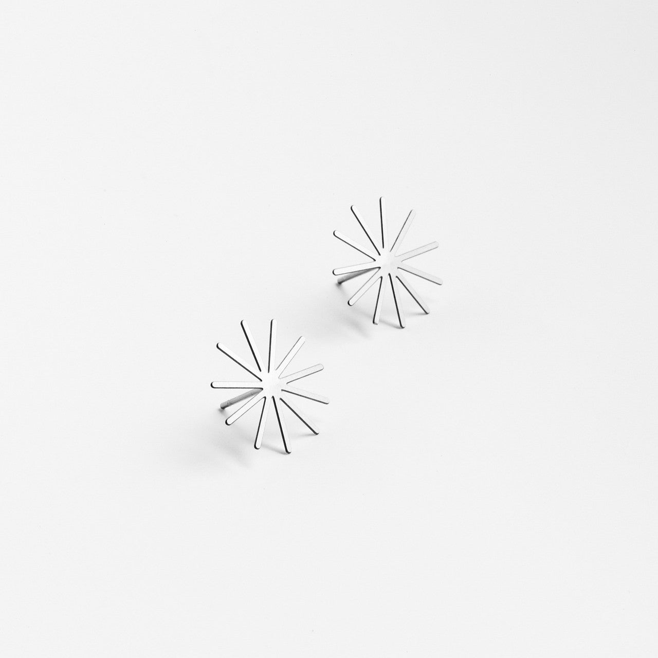 Moorigin_laser_cut_jewellery_stainless_steel_earrings_studs_paper_reed_stars_snowflake