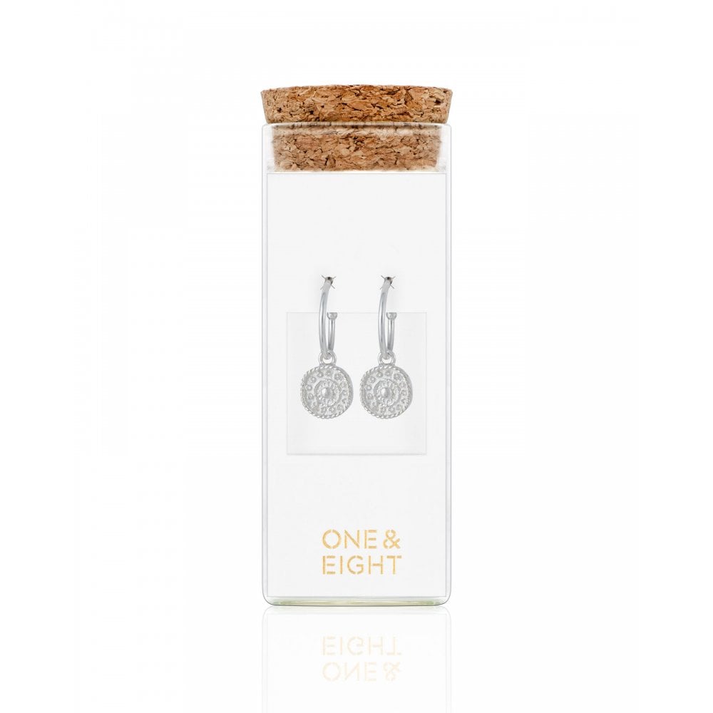 Silver Antique Coin Earrings