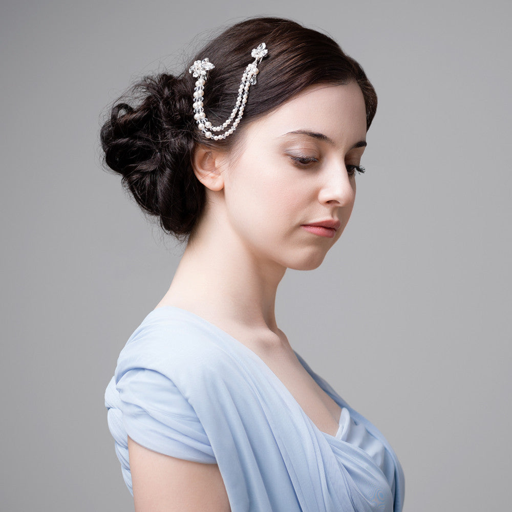 'Kelly' Vintage Side Hair Chain